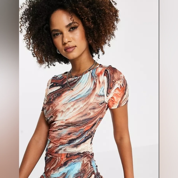 🤩 SIMMI London Marble print dress... - Picture 3 of 4